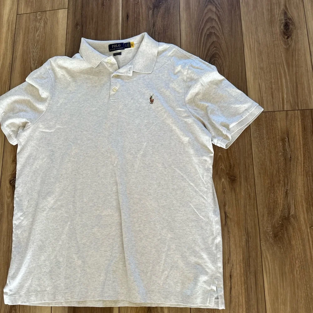 Polo by Ralph Lauren Men's Light Tan Polo Shirt size XL classic fit